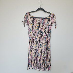 Free People peekaboo multicolor paisley dress
